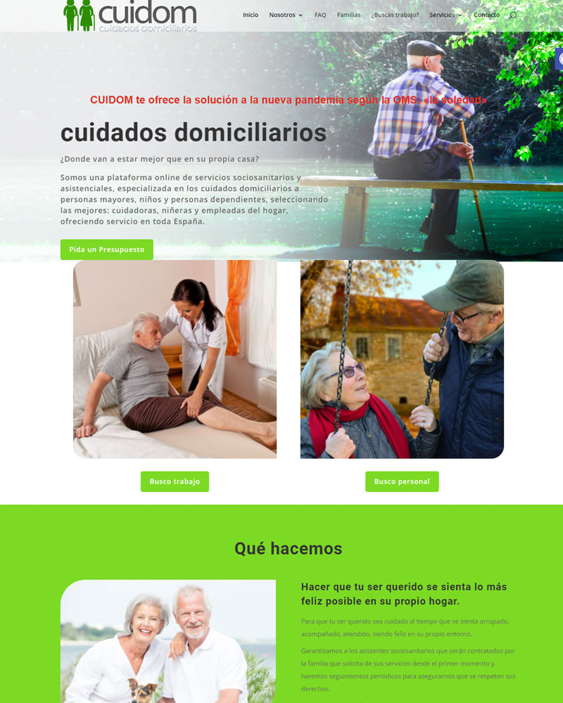 cuidom - cuidados domiciliarios